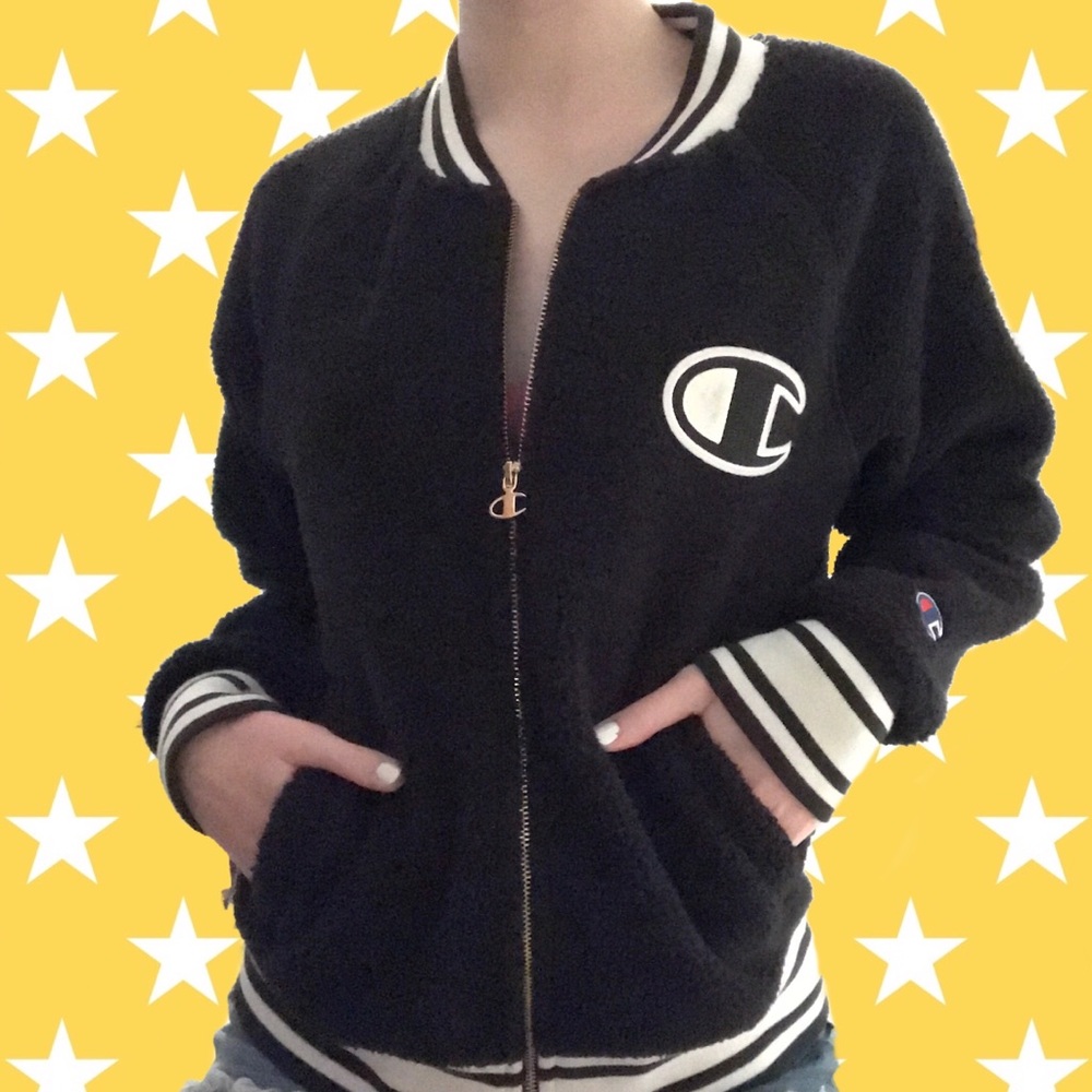 SOLD Champion Sherpa jacket